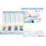 AOOKMIYA Russian White Nights Professional Watercolor Set 12 Full Pans of Extra Fine Artist-Grade Pigments Portable Durable Plastic Box  AOOKMIYA.COM