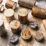 Antique Hand Account Material and Paper Tape European and American Retro English Text Hand Account Decorative Stickers