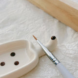 AOOKMIYA Creative Ceramic Watercolor Palette Cute Cat/Dog Paint Tray Pen Holder Easy To Clean Portable Painting Art Supplies