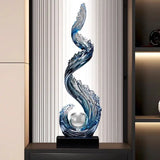 Family Feng Shui Decoration Ornament Senior Sense Living Room Entry Hotel Art Sculpture Decoration Home Decor