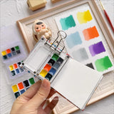AOOKMIYA Winsor & Newton New Replica 8-color Watercolor Paint Subpackage 0.3/0.5/1ML Professional Artist Painting Watercolor Art Supplies