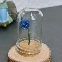 AOOKMIYA mega 1 mini rose glass protective cover home decoration craft ornaments