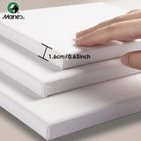 AOOKMIYA Marie's 10Packs of Stretched Canvases with Frame 6x6,8x8,12x12,12x16in,Circular12in Blank Canvas Bulk Set for Drawing for Adults