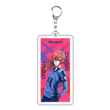 AOOKMIYA ART+ Creative Gifts Blue Lock Isagi Yoichi Acrylic Anime Keychain Bag Charms Pendant Jewelry Cute Creative Key Ring Friends Gift Figure Cartoon