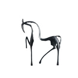 AOOKMIYA ART+ Creative Gifts Simple Creative Metal Hollow Out Horse Desktop Ornament Animal Sculpture Living Room Decoration Abstract Crafts Home Decoration