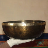 AOOKMIYA Large Brass Tibetan Bowls Alchemy Singing Bowls Handmade Percussion Sound Healing Meditation Spiritual Instruments for Yoga AOOKMIYA.COM