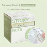 Office Transparent Sticky Notes Student Notebook Stickers Error Correction Stickers  Cute Sticky Notes  Tabs Sticky Notes