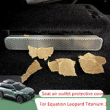 AOOKMIYA Suitable BYD Formula Leopard Titanium 3 Seat Lower Air Outlet Protective Cover Rear Dust And Anti Blocking Interior Modification