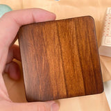 AOOKMIYA Wooden Box Watercolor Paint 8 Colors Walnut Color Mini Solid Watercolor Dispenser Paint Boxes  AOOKMIYA.COM