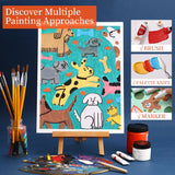 AOOKMIYA 8pcs Art Painting Canvas Panels, Blank White Boards Set,7x9/9x12/12x16/16x20 in,for Painting Projects,Canvas for Hobbists,Adults