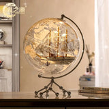Transparent Globe Living Room TV Cabinet Wine Cabinet Entrance Desk Table Decoration High-end Light Luxury Modern