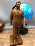TOP Collection ART Korea Korean President Roh Moo hyun portrait Bronze sculpture HOME OFFICE Decorative ART ornament 30CM