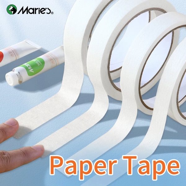 AOOKMIYA 1pc Marie's Paper Tape, 0.94in 50m, Painter's Tape for Acrylic, Watercolor, Drafting & Canvas Framing for Adults & Artists