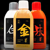 Gold Ink and Vermilion Ink Calligraphy Special Red/white/silver/mo Chinese Painting Pigment Beginner Ink