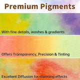 AOOKMIYA 180 Colors Pearl Shimmer Watercolor Paint Set,Vibrant Pigments,Smooth Blend,Art Supplies for Artists,for Sketching,DIY Crafts  AOOKMIYA.COM