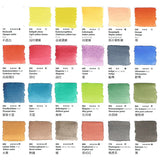 AOOKMIYA German Schmincke Academy Grade 15ml Tubular Watercolor Paint Illustration Acuarelas Student Art Supplies for Artist