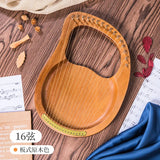 AOOKMIYA 16-string Plate-style Lyar Stringed Instruments Portable 21-string Small Harp Beginners Practice Musical Instrument Adults AOOKMIYA.COM