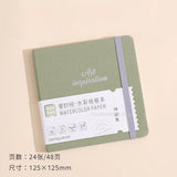 AOOKMIYA New Cotton Pulp Watercolor Book 300g Thick Fabric Cover Travel Portable Painting Notebook Sketchbooks Art Supplies