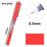 Luxury Quality T16 Colour Ink Fine Nib Gel Pen Business Office Student School Stationery Supplies  New