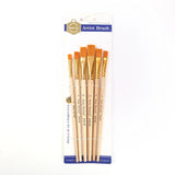 oil paintbrush Set of 6 hook pens Art acrylic brushes paintbrush brush brush set durable brush