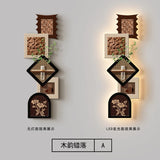Ancient Style Italian Style Minimalism And High-end Feel Hhe Corridor Is Decorated With Paintings Hanging Murals Lights
