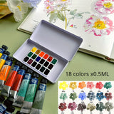 AOOKMIYA ROSA  Artist Watercolor Paint Watercolor Subpackage 0.5/1ML Trial Pack Master Level Watercolor Painting Works Art Supplies