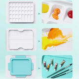AOOKMIYA 36-grid Multifunctional Palette Sealed and Moisturizing Three-in-one Watercolor Palette Box Art Student Painting Supplies