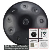 AOOKMIYA 9 Tone HandPan Drum Handmade 10 Note Tongue Drum Professional Handpan Adult Steel Tongue Drums Musical Instruments Percussion AOOKMIYA.COM