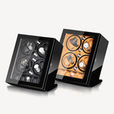 Luxury 8 Slots Watch Winders Automatic Rotator Motor Mechanical Wrist Watches Winding Device 5 Epitopes Men Watch Storage Boxes