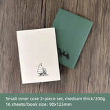 Mini Portable Handbook Children's Notepad Cotton Watercolor Notebook  School Supplies Office Supplies Notebook