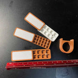 AOOKMIYA Portable Mini Watercolor Palette 8/18 Grid Ring Pigment Box Student Artist Travel Sketch Nail Painting Art Supplies