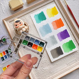 AOOKMIYA Winsor & Newton New Replica 8-color Watercolor Paint Subpackage 0.3/0.5/1ML Professional Artist Painting Watercolor Art Supplies