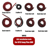 AOOKMIYA For BYD Atto3 /Yuan Plus / BYD Seal U/ Song Plus 2020-2025 Door Seal Sunroof Seal Wind Noise Reduction Kit