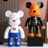 AOOKMIYA ART+ Creative Gifts Luxury Floor Standing Bear Ornament Sculpture Creative Luxury Living Room Decoration Ornament Decoration Sofa TV Cabinet