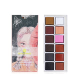 AOOKMIYA Portable 12 Colors Retro Solid Watercolor Set Basic Water Colour Pigment Pearl Sketch Paints for Artists Students Art Supplies AOOKMIYA.COM