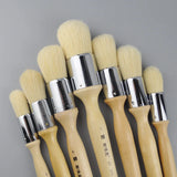 Thickened Oil Painting Brush Large Oil Brush with Pig Bristle Acrylic Paintbrush  Oil Painting Brush Round Head Brush Brushes