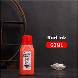 AOOKMIYA 60ml Gold/Silver/White/Red Chinese Painting Calligraphy Ink Bottle Traditional Metallic Pigment Paint For Writing Stationery