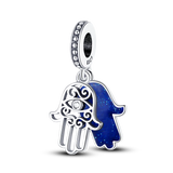 2025 Hot Sale Charms Bead 925 Sterling Silver Pink Butterfly Luminous Firefly Dangle Fit Bangle Bracelet Necklace DIY Jewelry