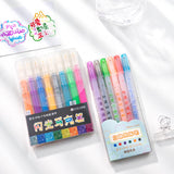 3D Three-dimensional Jelly Pen Color Gel Pen Student Cute Diy Multi-color Painting Pen Graffiti Ceramic Metal Glass Nail Pen