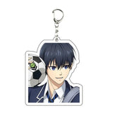 AOOKMIYA ART+ Creative Gifts Blue Lock Isagi Yoichi Acrylic Anime Keychain Bag Charms Pendant Jewelry Cute Creative Key Ring Friends Gift Figure Cartoon