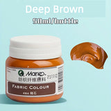 AOOKMIYA Marie's Fabric Paint 1 Bottle,50 ml 22 Colors for Clothes Permanent for Artists,Crafters for Shirts,Shoes,Jeans,Canvas Bags,DIY
