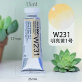 AOOKMIYA Japan Holbein Artist Transparent Watercolor Paint 15ml/0.5oz Tube Student/artist Professional Painting Art Supplies
