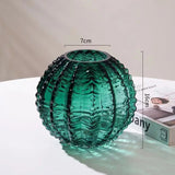 Nordic Modern Cactus Glass Vase Light Luxury Creative High-end Flower Arrangement Home Entrance Simple Decoration Ornaments