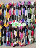 AOOKMIYA 100% Cotton High Quality Cross stitch Floss Embroidery thread  Cross Stitch Embroidery Hand Knitting Sewing Weaving 8m 447 color