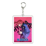 AOOKMIYA ART+ Creative Gifts Blue Lock Isagi Yoichi Acrylic Anime Keychain Bag Charms Pendant Jewelry Cute Creative Key Ring Friends Gift Figure Cartoon