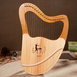 AOOKMIYA Lyre Harp Mahogany Portable Harps Professional Stringed Instruments Miniature Harpa Musical Instrument Beginners Children Gift AOOKMIYA.COM