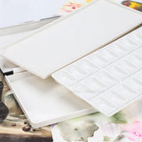 AOOKMIYA 33 Grid Portable Foldable Palette Watercolor Pigment Moisturizing Box Watercolor Gouache Palette Art Supplies for Artist