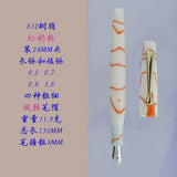 Fulin 812 Resin NO.5 Nib Fountain Pen Professional Hand-polished Long Knife Nib Office Business Writing Stationery Gifts