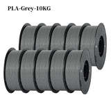 KINGROON 22LBS PETG or PLA filament 3D Printer Filament 10 Rolls 1KG 1.75MM Eco-Friendly Good Toughness Mix Color Free Shipping