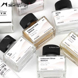 Mairtini  Artist Three Colors Gold Silver White Ink Watercolor Medium Series Cow Guts Masking Fluid Gum Arabic 30ml Glass Bottle